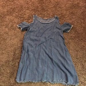 Simple denim dress